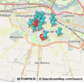 Mappa Via Giannantonio Perreau, 29122 Piacenza PC, Italia (1.47214)