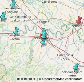 Mappa Via Giannantonio Perreau, 29122 Piacenza PC, Italia (34.6865)