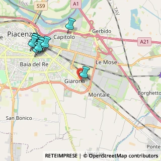 Mappa Via Emilia Parmense, 29100 Piacenza PC, Italia (2.56909)