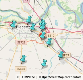 Mappa Via Labadini, 29122 Piacenza PC, Italia (3.25636)