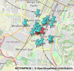 Mappa Via Ignazio Vian, 10135 Torino TO, Italia (0.998)