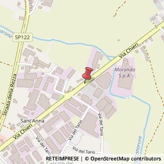 Mappa Via Chieri, 75, 10020 Andezeno, Torino (Piemonte)