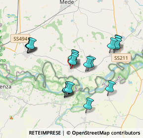 Mappa Via Nuova, 27030 Suardi PV, Italia (3.358)