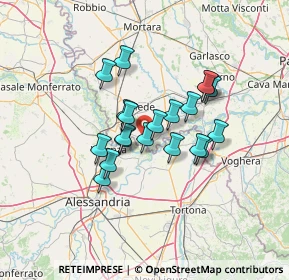 Mappa Via Nuova, 27030 Suardi PV, Italia (10.148)