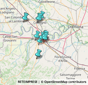 Mappa Via Martelli, 29122 Piacenza PC, Italia (9.25929)