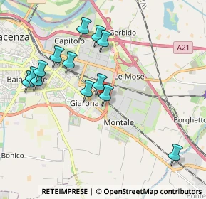 Mappa Via Martelli, 29122 Piacenza PC, Italia (2.00462)