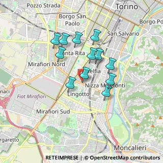 Mappa Corso Corsica, 10134 Torino TO, Italia (1.45333)