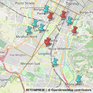 Mappa Corso Corsica, 10134 Torino TO, Italia (2.33364)