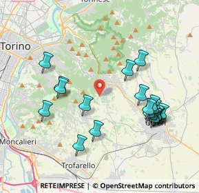 Mappa Via del Turco, 10025 Pino torinese TO, Italia (4.0985)