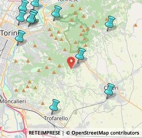 Mappa Via del Turco, 10025 Pino torinese TO, Italia (5.98417)