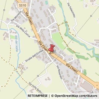 Mappa Via Chieri, 76, 10025 Pino Torinese, Torino (Piemonte)