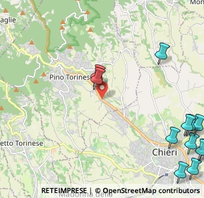 Mappa Via Rovereto, 10025 Pino Torinese TO, Italia (3.27)