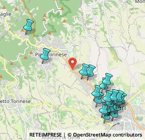 Mappa Via Rovereto, 10025 Pino Torinese TO, Italia (2.6055)