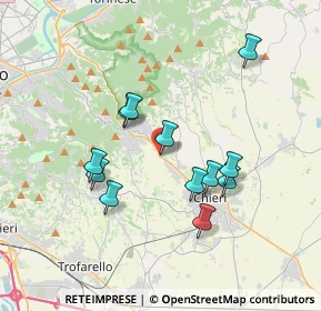 Mappa Via Rovereto, 10025 Pino Torinese TO, Italia (3.2475)
