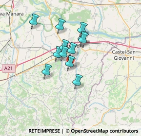 Mappa Via Salvatore Maugeri, 27100 Stradella PV, Italia (5.1175)