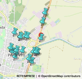 Mappa Via Po Vecchio, 45014 Porto Viro RO, Italia (1.099)
