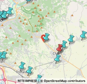 Mappa SS 10 KM. 12+400, 10025 Pino Torinese TO (6.5425)