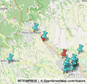 Mappa SS 10 KM. 12+400, 10025 Pino Torinese TO (2.97267)