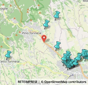 Mappa SS 10 KM. 12+400, 10025 Pino Torinese TO (3.0055)