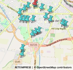 Mappa Via Angelo Quadrelli, 29122 Piacenza PC, Italia (1.0665)