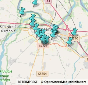 Mappa Via Angelo Quadrelli, 29122 Piacenza PC, Italia (2.4175)