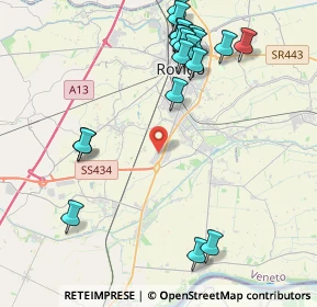 Mappa Viale della Cooperazione, 45100 Punto 13 RO, Italia (4.864)