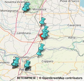 Mappa Viale della Cooperazione, 45100 Punto 13 RO, Italia (19.896)