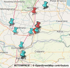 Mappa Viale della Cooperazione, 45100 Punto 13 RO, Italia (16.56313)