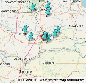 Mappa Viale della Cooperazione, 45100 Punto 13 RO, Italia (14.41083)