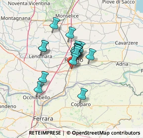 Mappa Viale della Cooperazione, 45100 Punto 13 RO, Italia (9.3025)