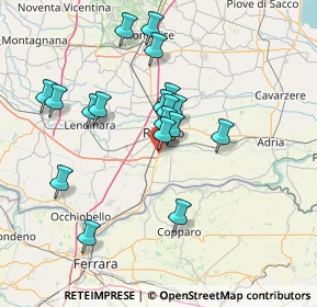 Mappa Viale della Cooperazione, 45100 Punto 13 RO, Italia (13.26278)