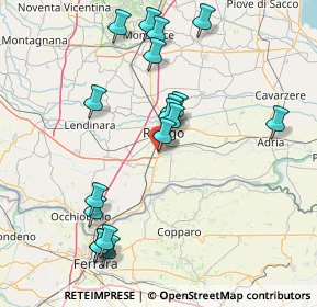 Mappa Viale della Cooperazione, 45100 Punto 13 RO, Italia (16.62111)
