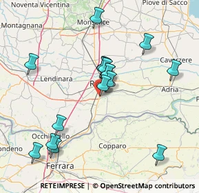 Mappa Viale della Cooperazione, 45100 Punto 13 RO, Italia (14.9175)