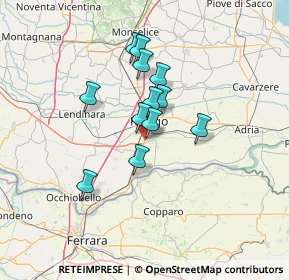 Mappa Viale della Cooperazione, 45100 Punto 13 RO, Italia (10.06083)
