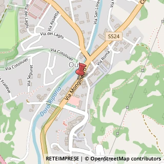 Mappa Via Monginevro, 72, 10056 Oulx, Torino (Piemonte)