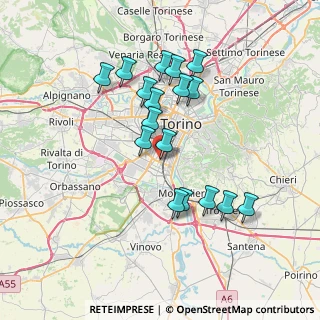 Mappa Via Albenga, 10134 Torino TO, Italia (6.70706)