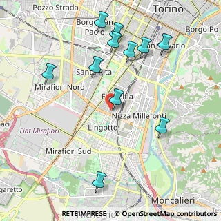 Mappa Via Albenga, 10134 Torino TO, Italia (2.25909)