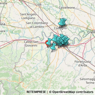 Mappa Via dell' Artigianato, 29010 Sarmato PC, Italia (9.58875)