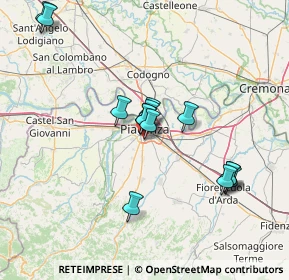 Mappa Via Oreste Labò, 29122 Piacenza PC, Italia (13.40143)