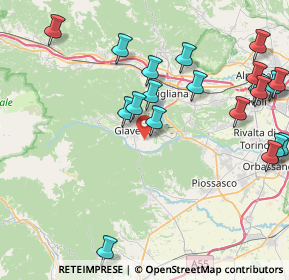 Mappa Borgata Cascina Canonici, 10094 Giaveno TO, Italia (9.9615)