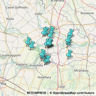 Mappa Strada Provinciale, 46020 Motteggiana MN, Italia (9.35278)