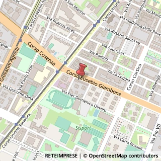 Mappa Corso Eusebio Giambone, 8, 10135 Torino, Torino (Piemonte)