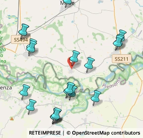 Mappa Via Maestra, 27030 Suardi PV, Italia (5.04)