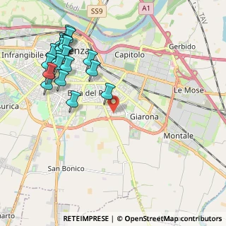 Mappa Via San Giovanni Bosco, 29122 Piacenza PC, Italia (2.5175)