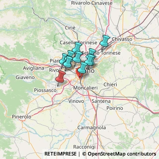 Mappa Via La Loggia, 10134 Torino TO, Italia (7.61833)
