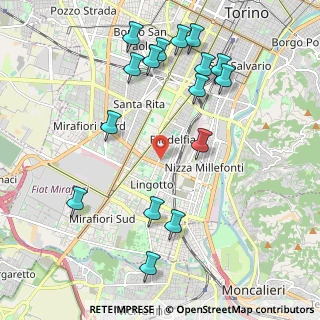 Mappa Via La Loggia, 10134 Torino TO, Italia (2.33875)