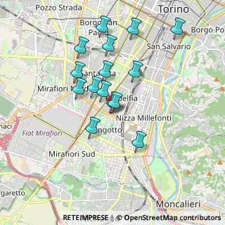 Mappa Via La Loggia, 10134 Torino TO, Italia (1.648)