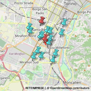 Mappa Via La Loggia, 10134 Torino TO, Italia (1.34056)