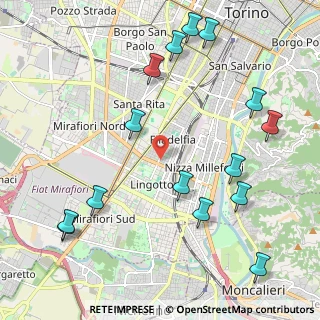 Mappa Via La Loggia, 10134 Torino TO, Italia (2.59867)