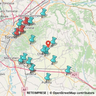 Mappa Strada della Rezza, 10020 Sant'Anna , Italia (9.628)